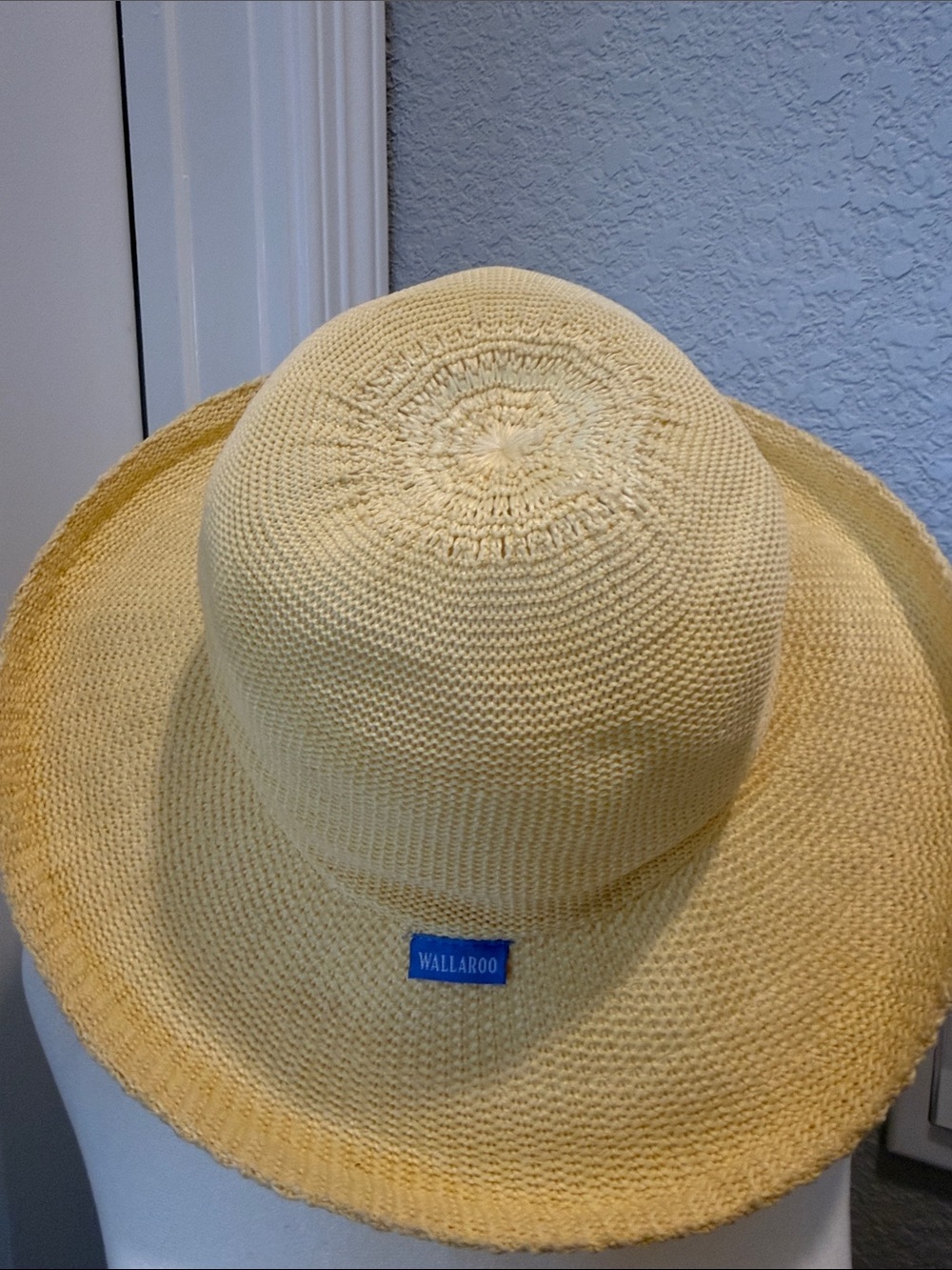 Wallaroo Brand Women's Sun Hat in Pale Yellow